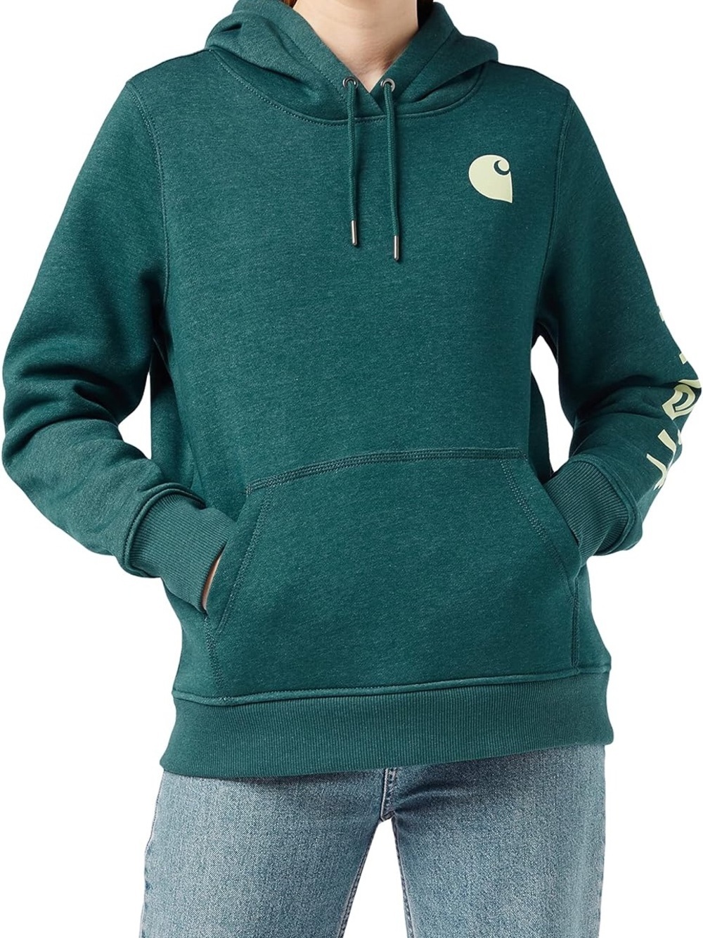 Carhartt Iconic Clarksburg Forest Green Logo Sweatshirt (4-6)